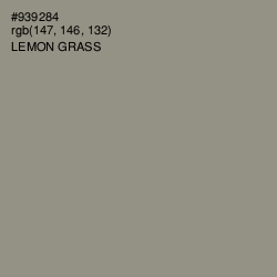 #939284 - Lemon Grass Color Image